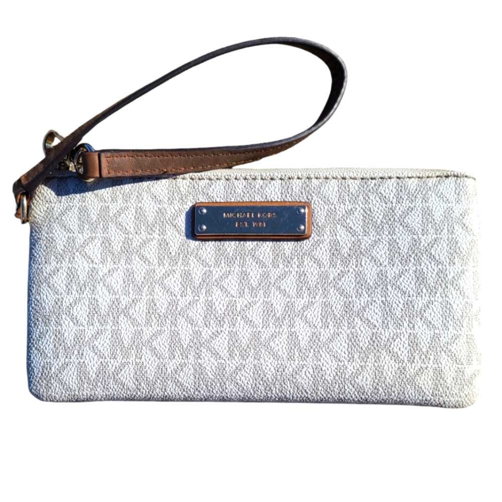 MICHAEL KORS WRISTLET, white with logo